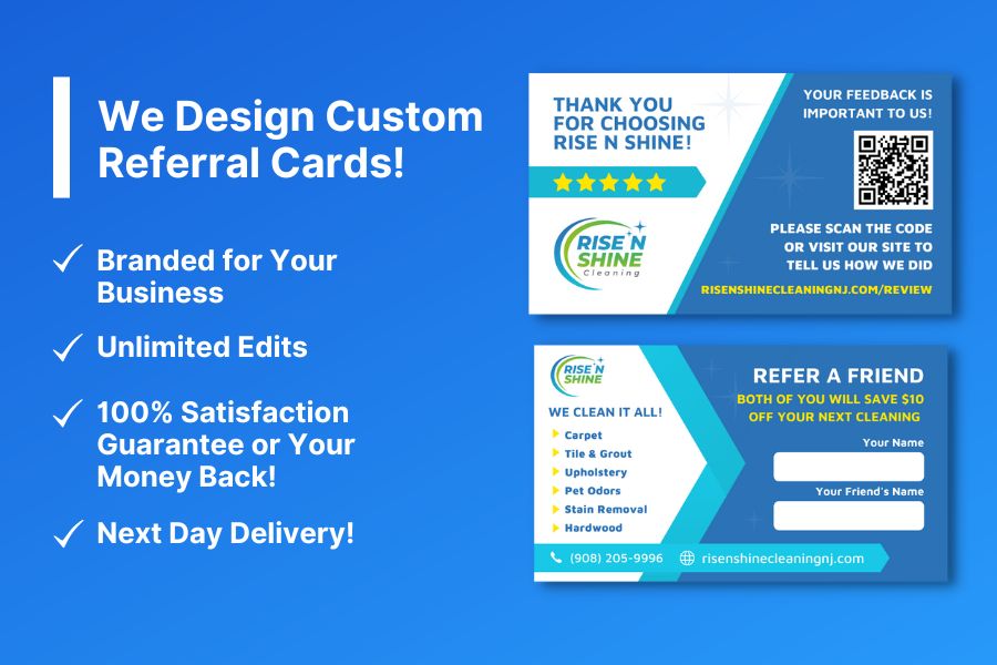 Custom Referral Card Design