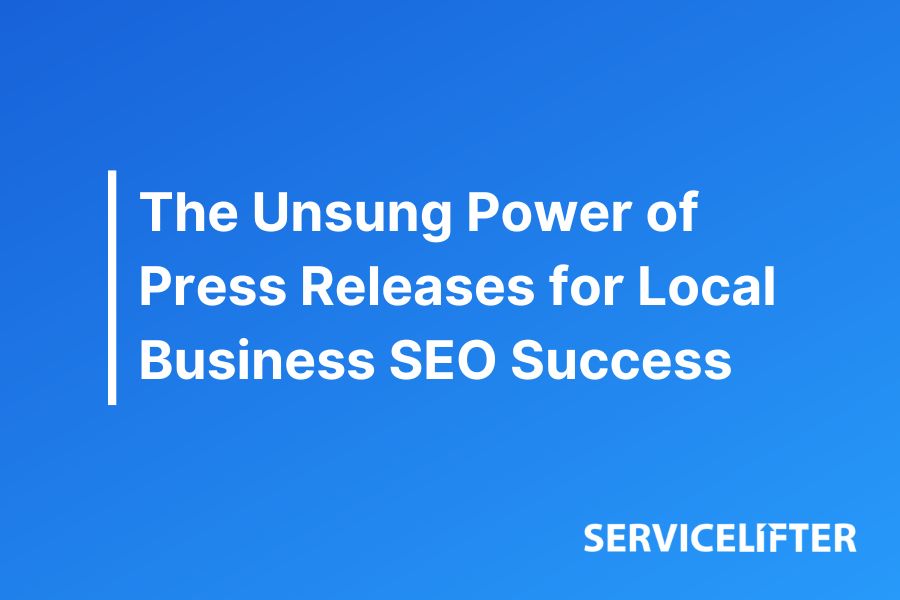 press releases for local business seo