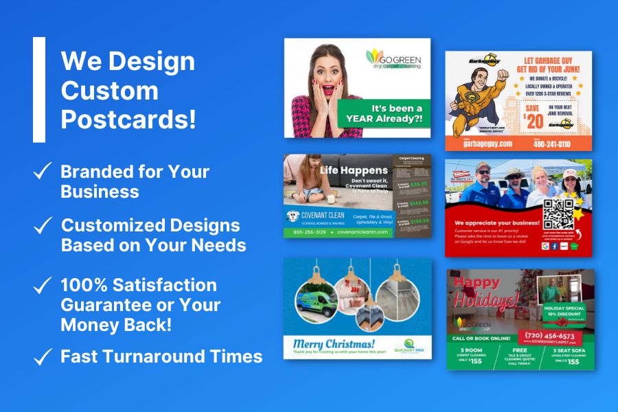 Custom Postcard Design Service