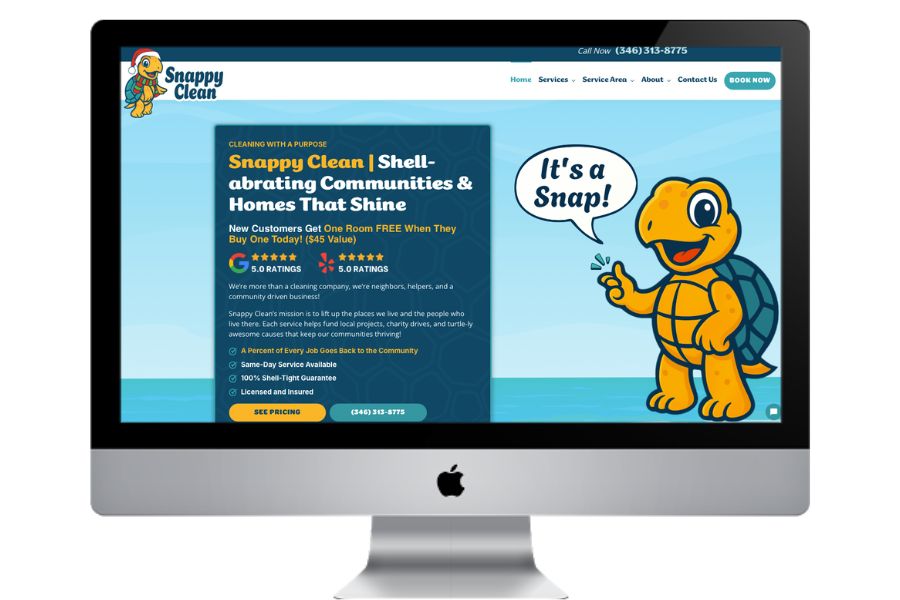 Snappy Clean Website Build